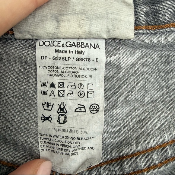 DOLCE & GABBANA | Gray washed denim - Picture 8 of 13
